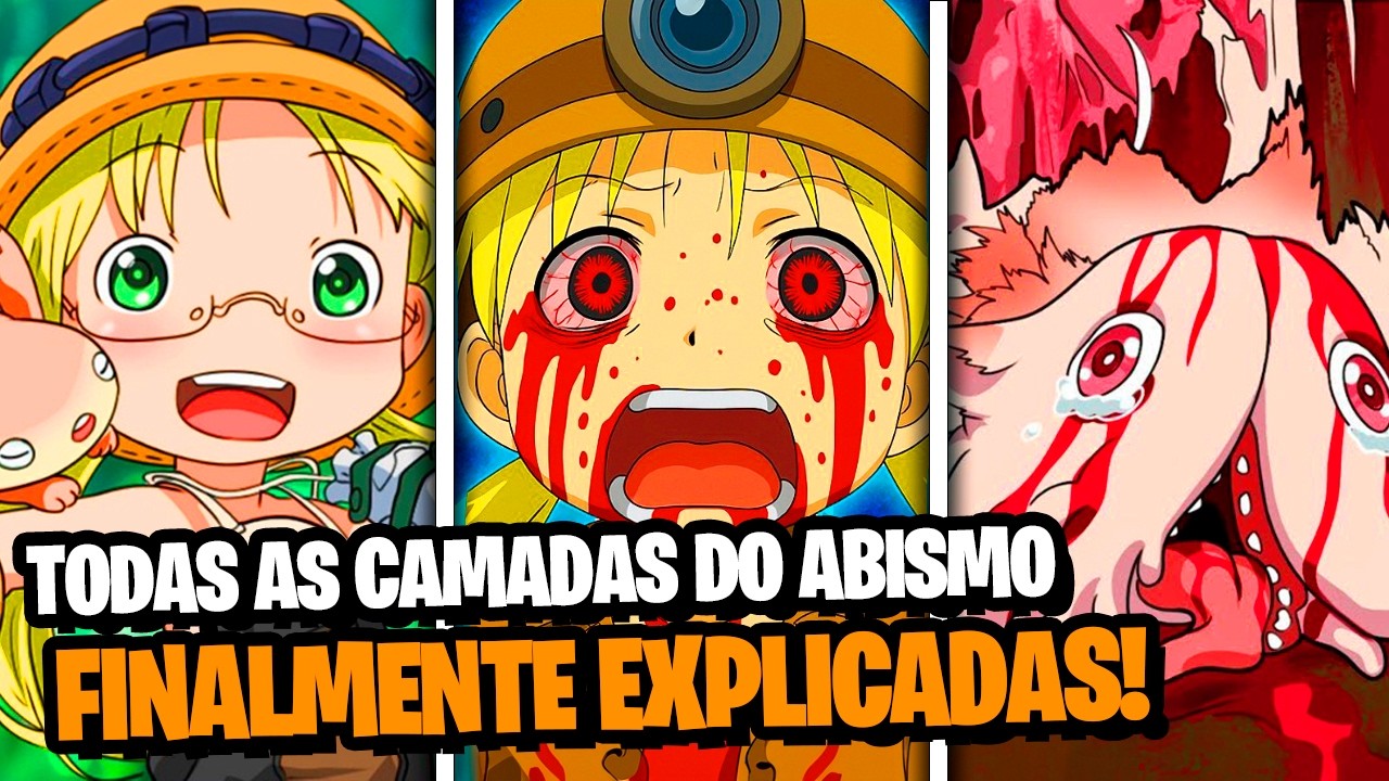 TODAS AS 7 CAMADAS DE MADE IN ABYSS E O MISTÉRIO DA CAMADA 8 EXPLICADAS! | SPOILERS E CURIOSIDADES