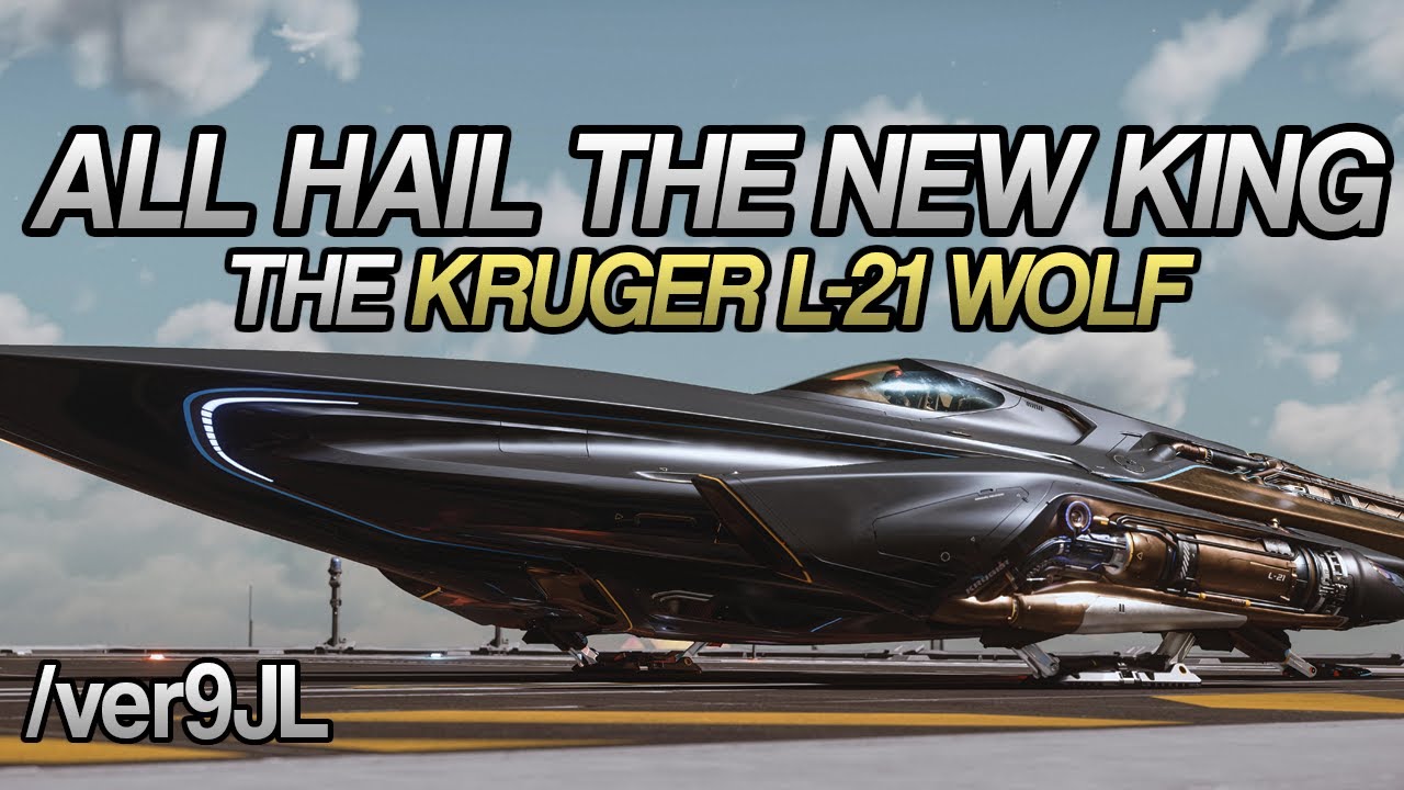 THE #1 FIGHTER in Star Citizen. The Kruger L-21 Wolf.
