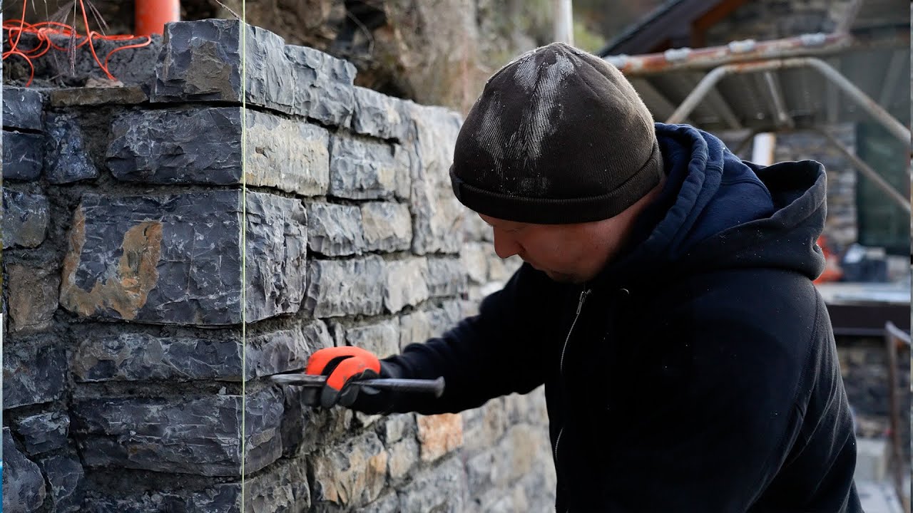 Building a Stone Chimney