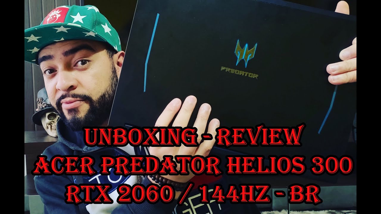 Notebook Acer Predator Helios 300 RTX 2060 144hz #Edcriptografia