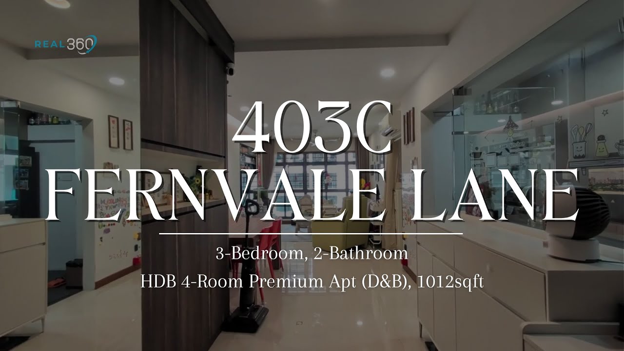 403c Fernvale Lane: 3-Bedroom HDB Flat | Virtual Tour by Real360