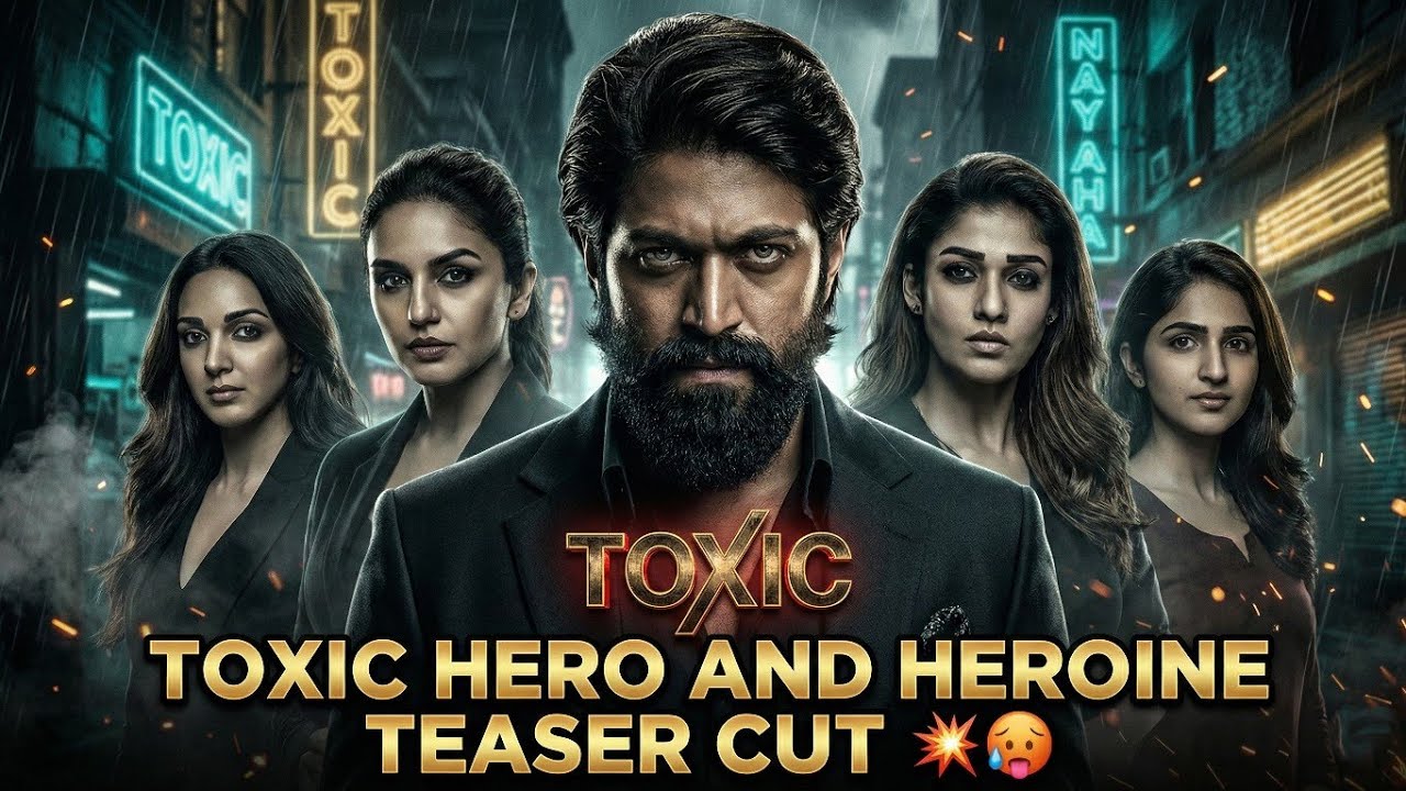 TOXIC Teaser 🔥 Yash |  | Nayanthara |  #TOXICTeaser #Yash#KiaraAdvani #Nayanthara #RukminiVasantha