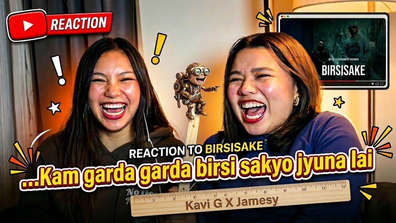 Kam Garda Garda Birsisake Jyuna Lai 😭 Kavi G X Jamesy #suzinareacts 