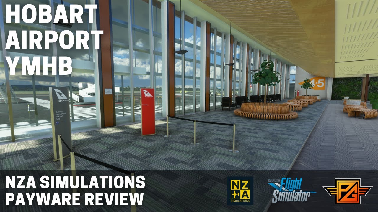 MSFS 2020 | ОБЗОР: Аэропорт Хобарт [YMHB] НОВЫЙ австралийский сценарий для Microsoft Flight Simul...