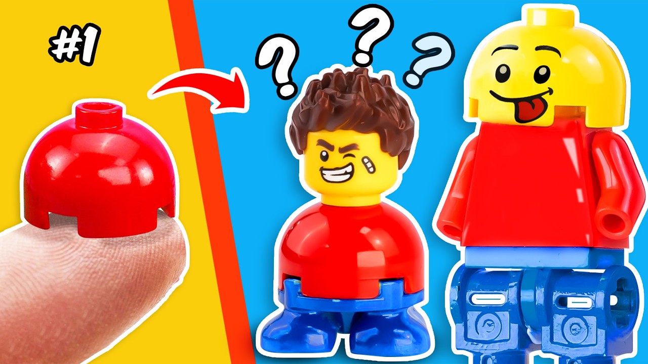 101 Ways to LEGO HACKS with a Cursed Minifigure So Funny | FUNZ Bricks