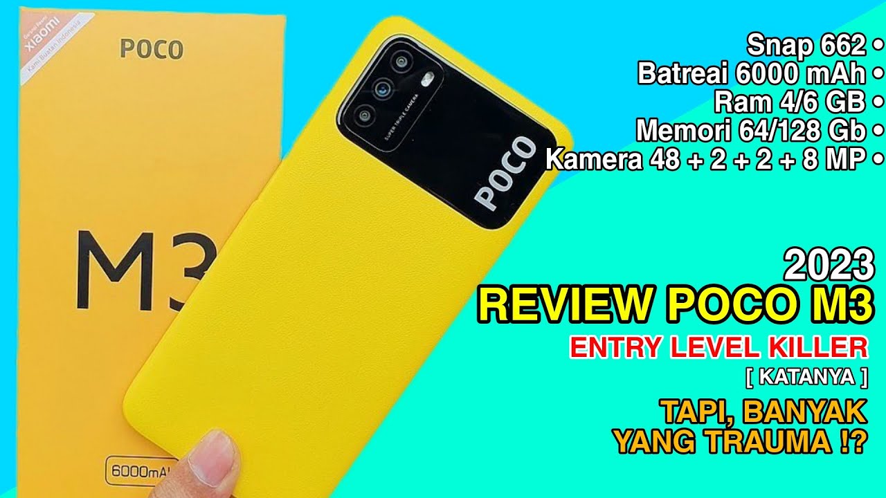 1 jutaan MENANG BANYAK! - Review Poco M3 Di Tahun 2023 Masih Worth-it Kah | Batre Badak Dan SOC Adem