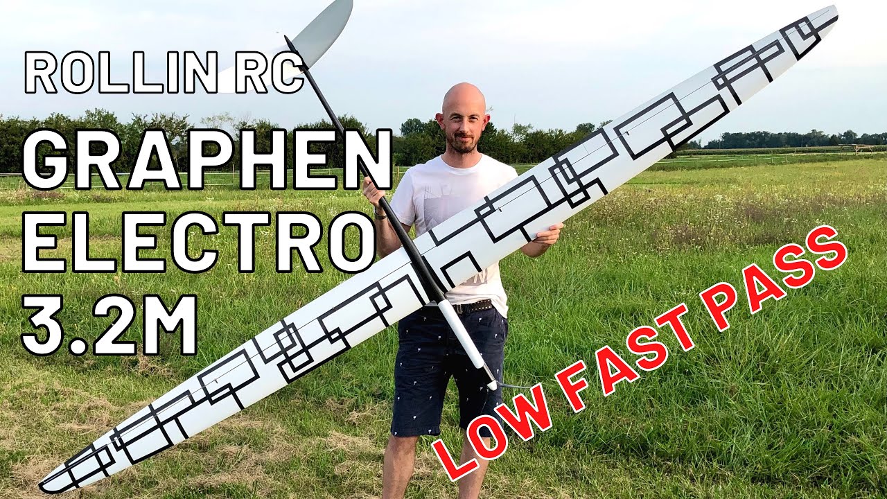 F3F/F3B Glider - Rollin RC GRAPHEN ELECTRO 3.2m - FAST & LOW PASS 🥰 (ENG/FRA) 4K