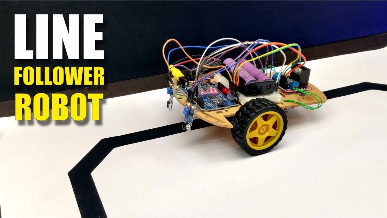 Line Follower Robot Using Arduino UNO|| Line Following Robot|| Line Follower|| Arduino Projects #iot
