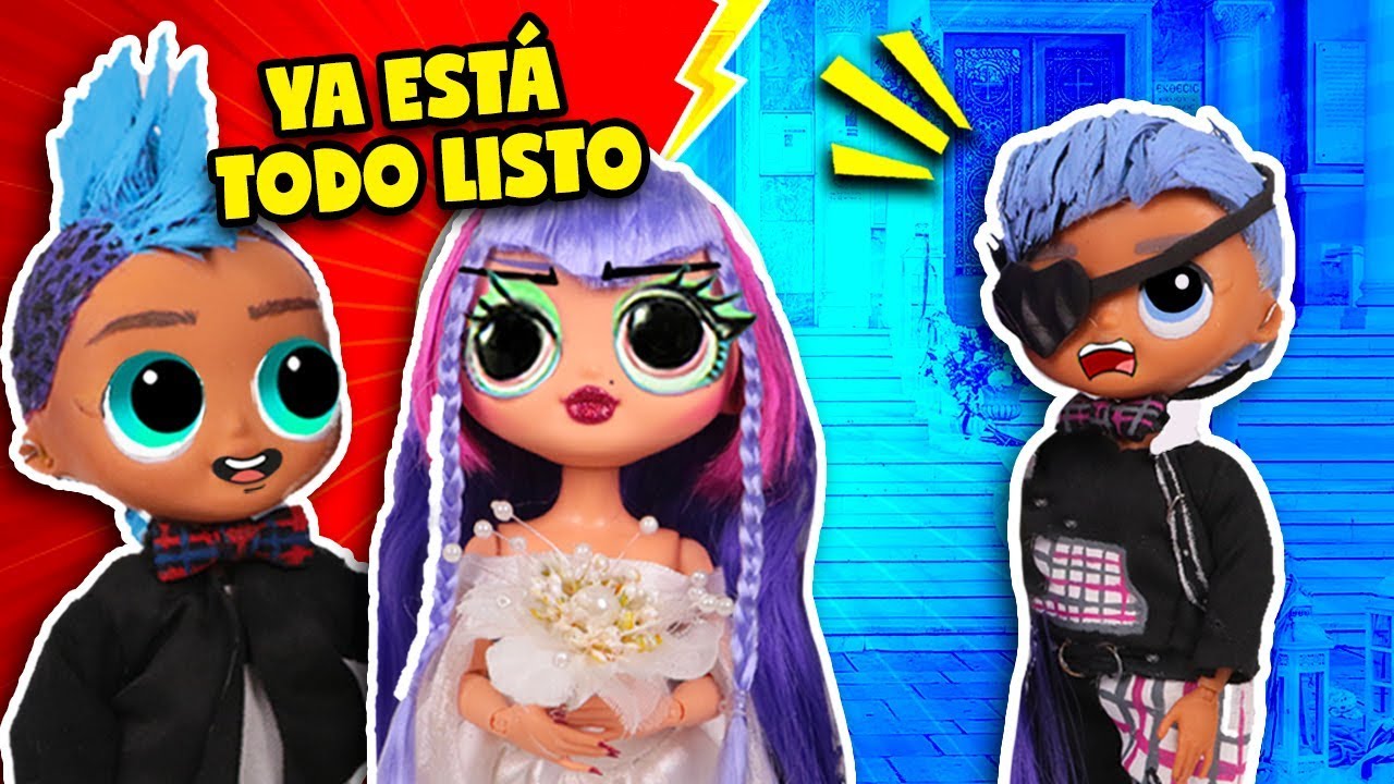 La BODA de PUNK y SHADOW 👰🏻 LOL OMG DOLLS 💄 Juguetes Fantásticos