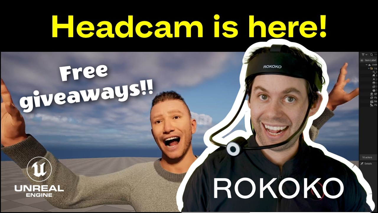 Headcam уже в продаже│Легкая система захвата лица на Android