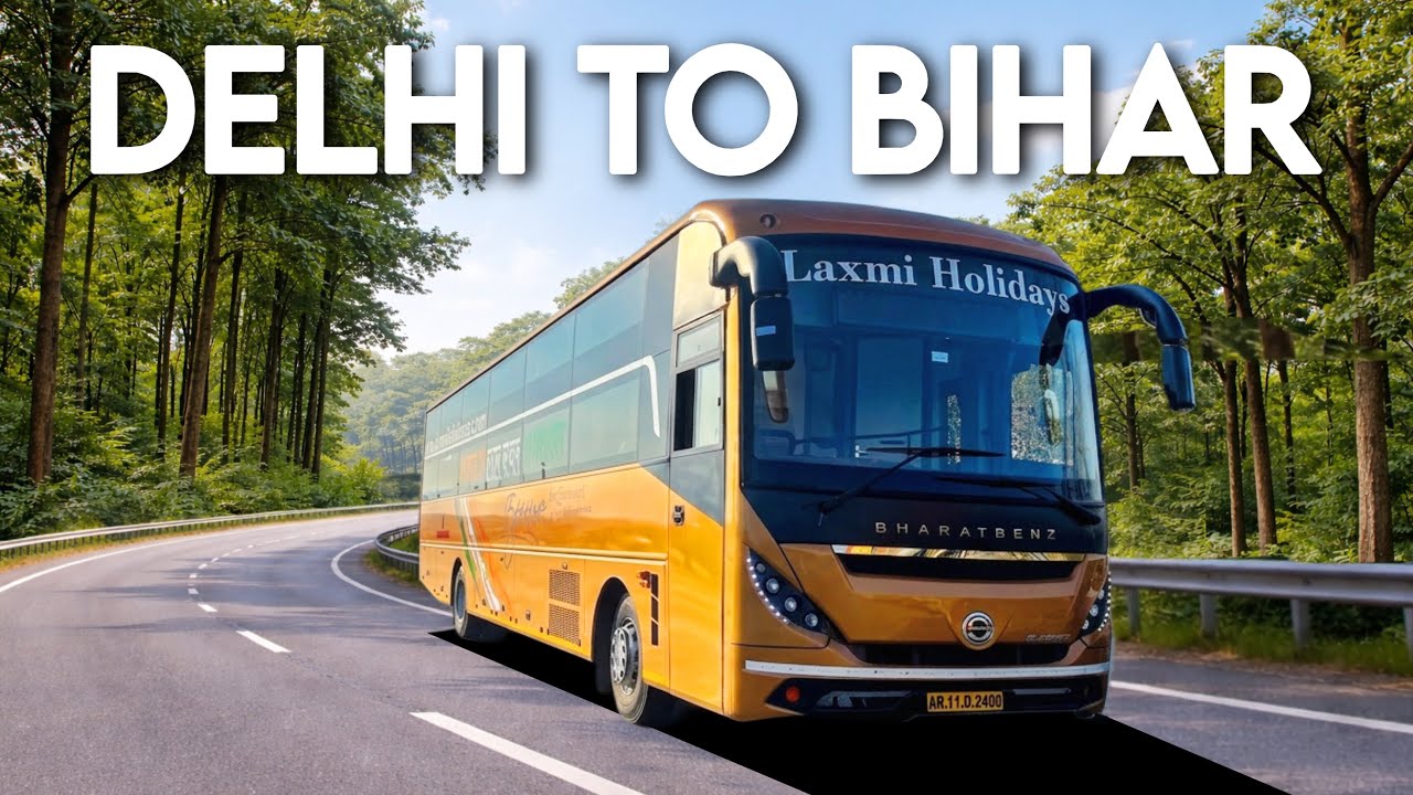 Delhi To Patna In Laxmi Holidays Luxurious Sleeper Bus | Delhi To Bihar Bus Service 
