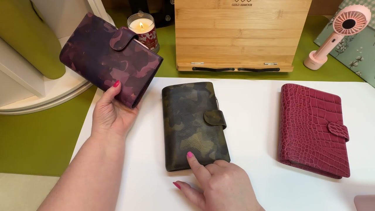 Filofax Classic Croc Unboxing/Personal Size Rings/Fuschia Pink