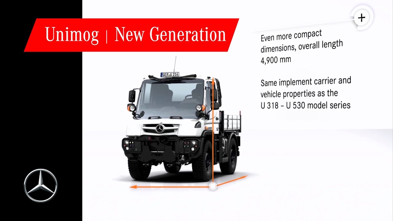 Uusi Unimog Implement Carrier U216-U530