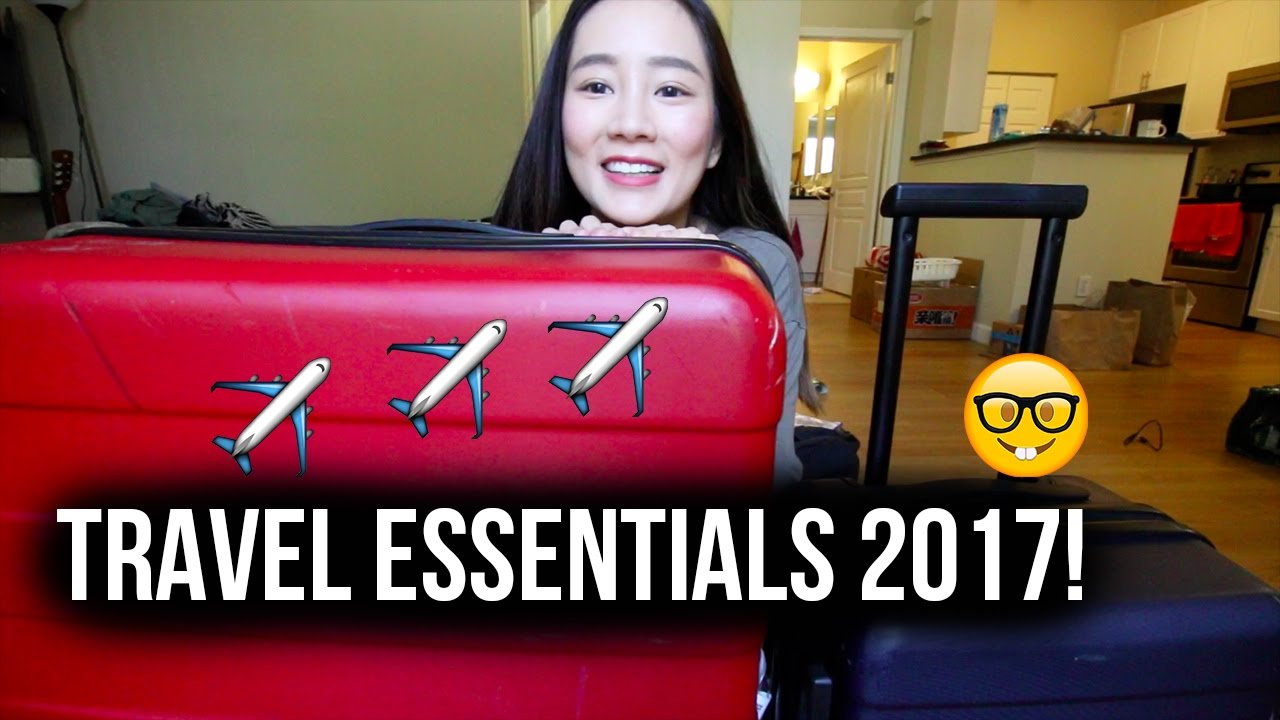 搭飛機的時候，隨身行李帶什麼 ♡ Travel Essentials 2017!