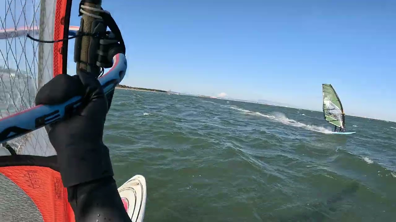 20260308 Windsurfing at Tokyo bay