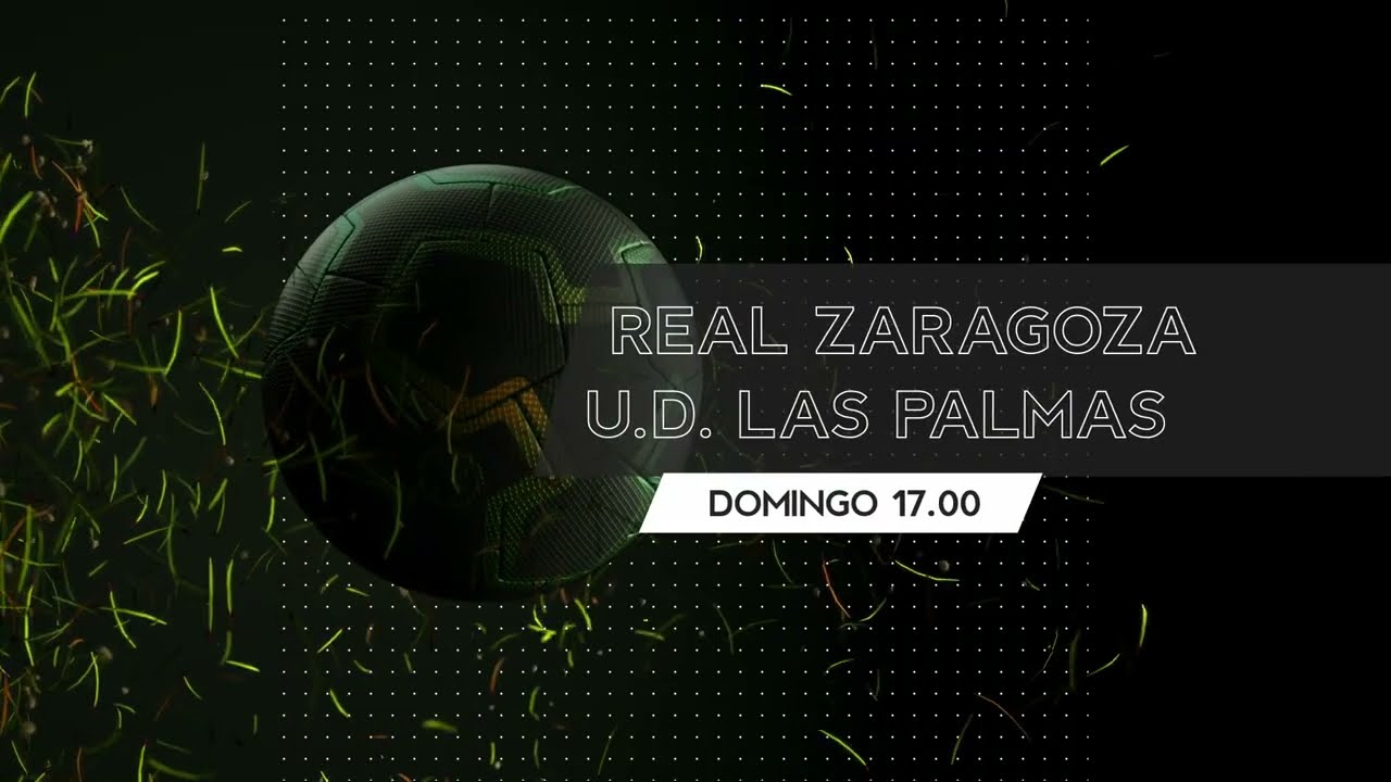 Real Zaragoza - UD Las Palmas, primer partido de 2026 en Televisión Canaria.