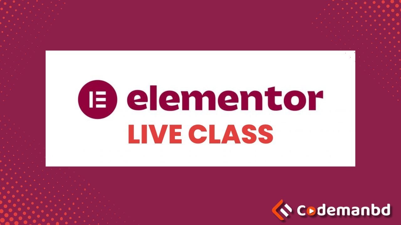 Elementor Liveclass: Header/Footer, Website Backup & Scrolling Menu (2026) || Alamgir H Kobir
