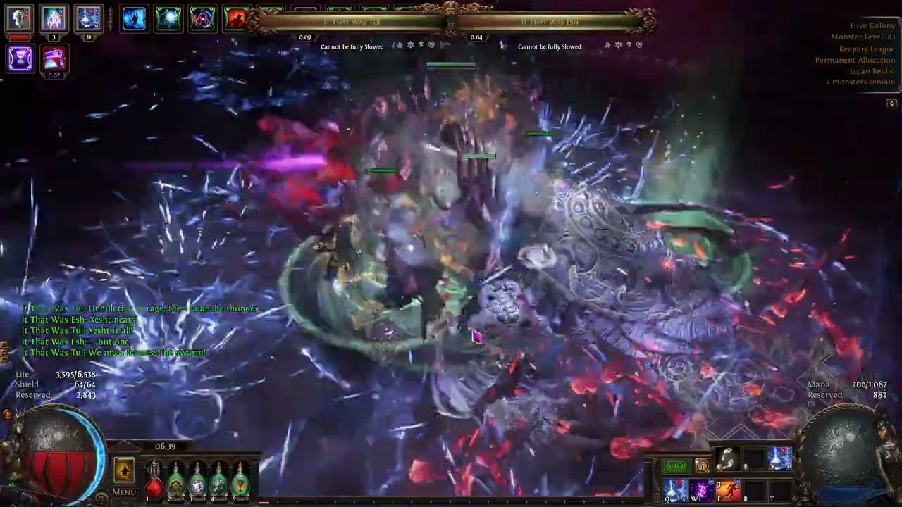 [3.27] Kinetic Rain of Impact mine - T17 & Hive Boss