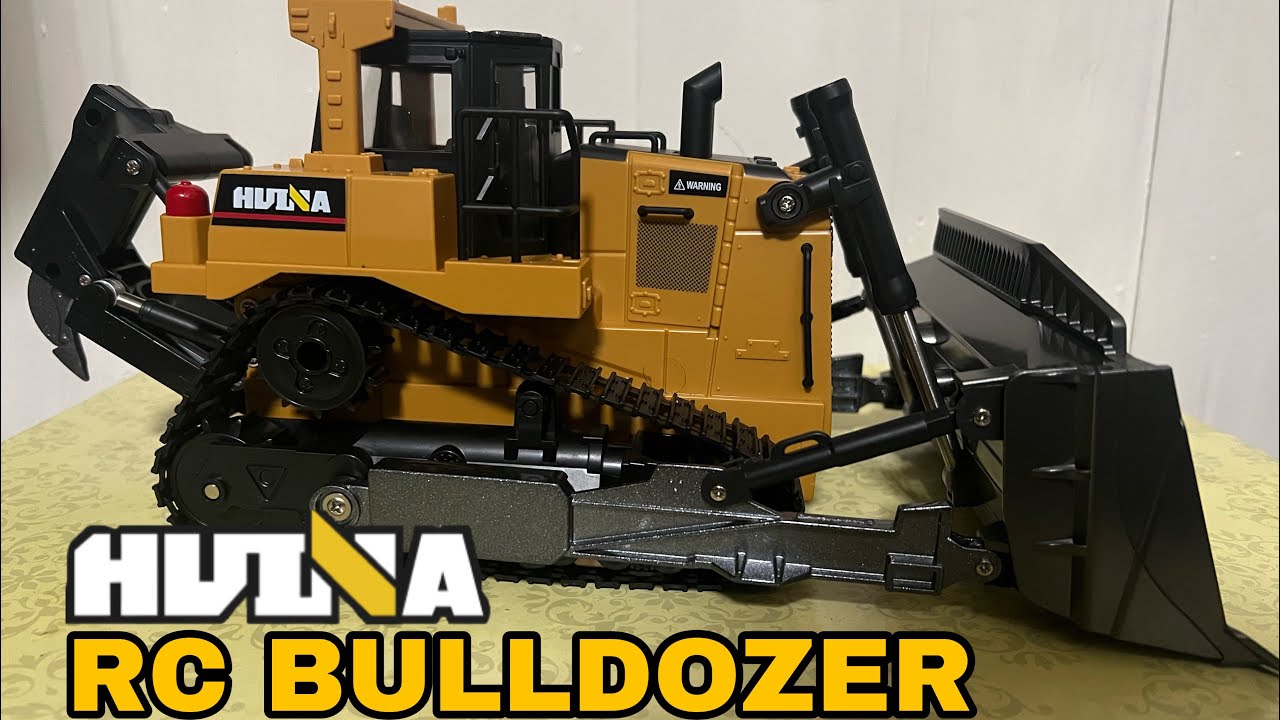 HUINA RC BULLDOZER 1569 ll UNBOXING AND TEST #huina