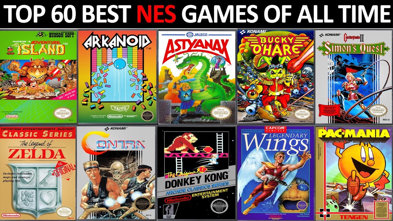 TOP 60 BEST NES GAMES OF ALL TIME 
