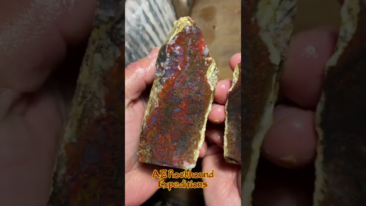 Cutting open a large seam agate! Will it be any good?