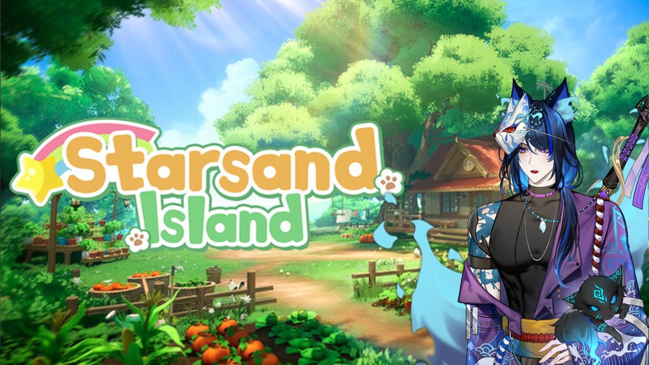 【Starsand Island】Playing a new cozy anime farming sim!
