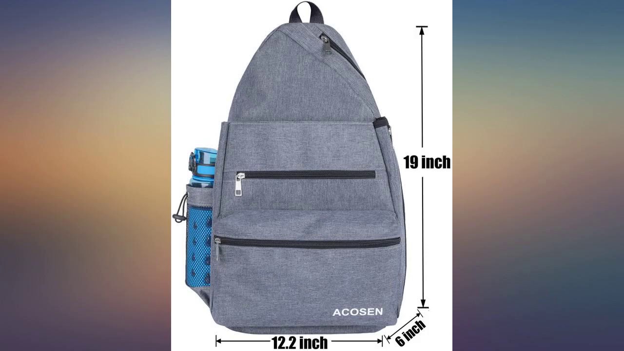 ACOSEN Pickleball Bag - Professional Pickleball Tennis Backpack for Women Men to review