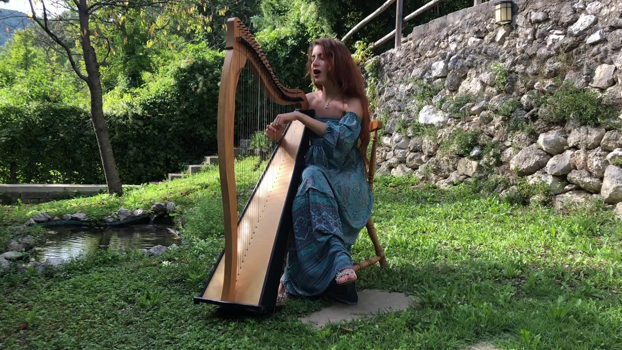 Numb + River flows in you - Harp cover