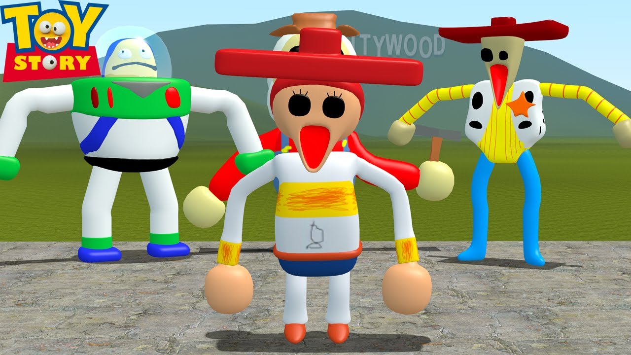 Jessie Toy 3D Memes Nextbot From Toy Story In Garry's Mod