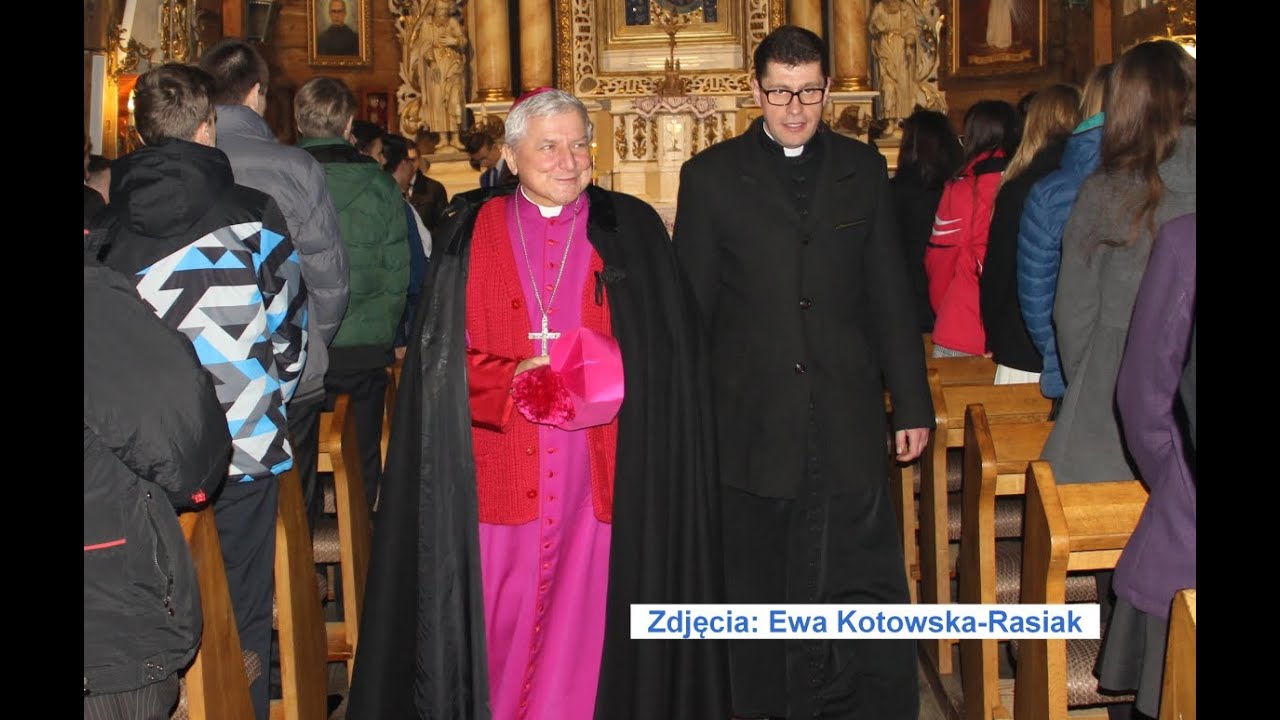 Magnuszewice  Wizytacja w parafii św. Barbary Bp Janiak 10.03.2016