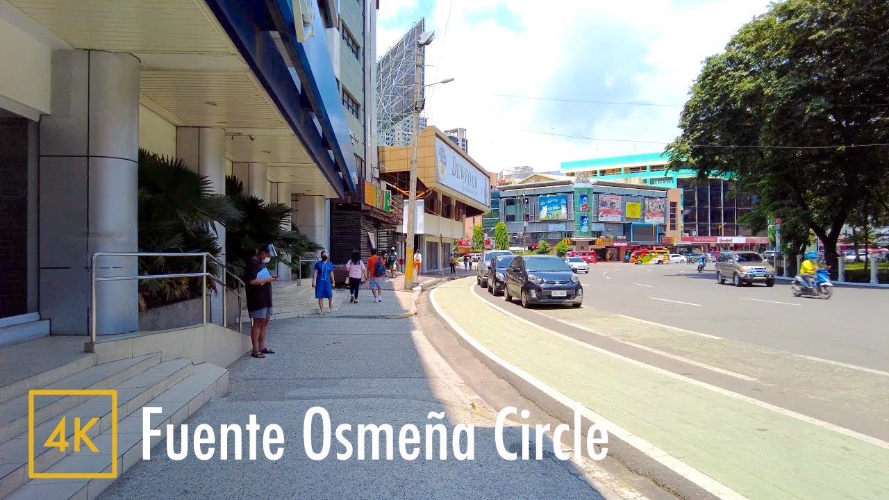 Around Fuente Osmeña Circle, Cebu, Philippines【4K】