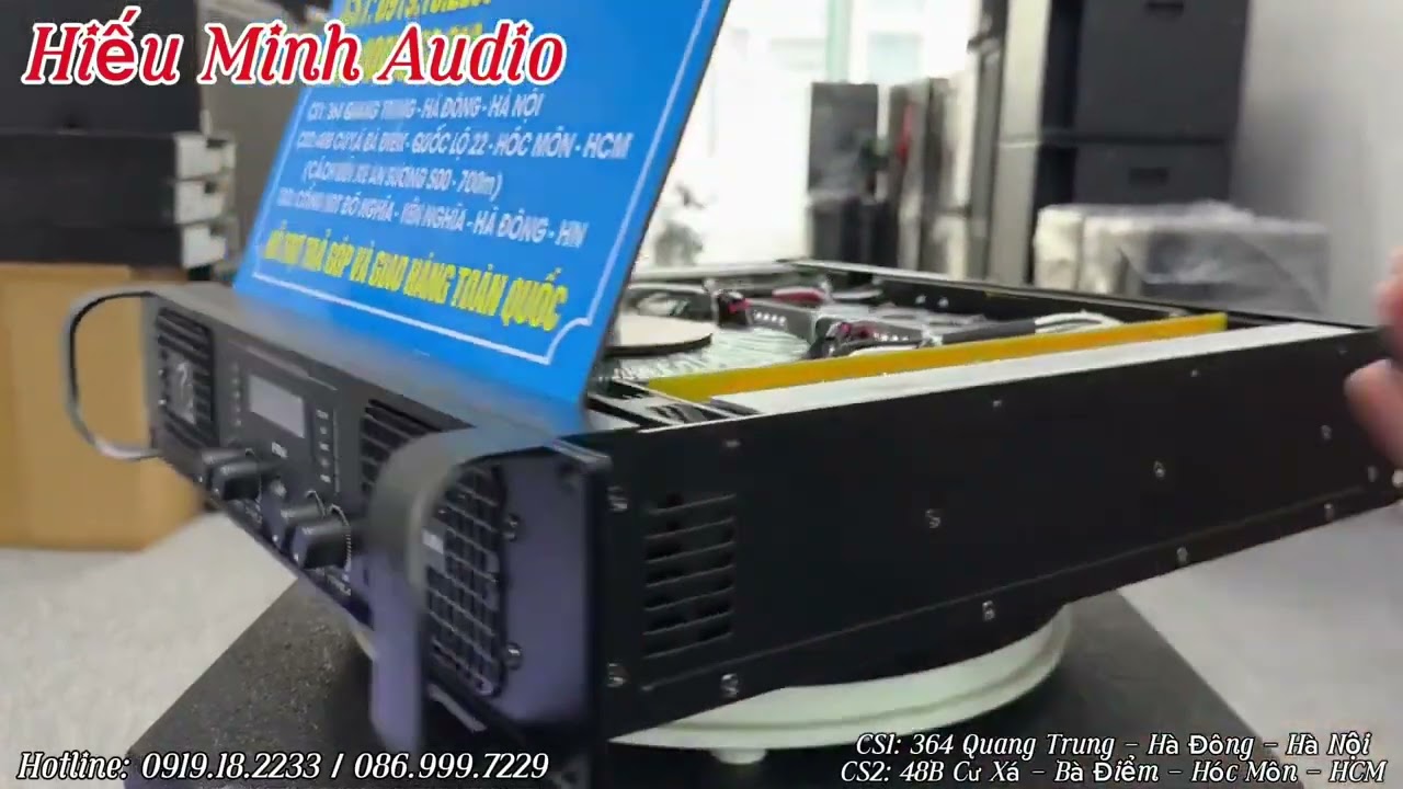 Đẩy PS LA8004 - 4 kênh kéo loa căng đét, đánh sạch tiếng - Lắp dàn gọn, hiệu quả cao. LH: 0919182233