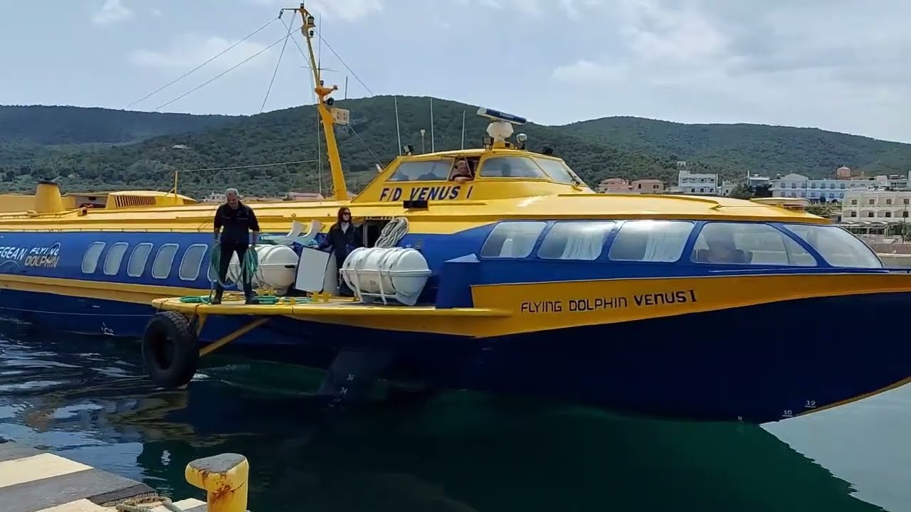 Αγκίστρι (Μεγαλοχώρι ή Μύλοι) - Αίγινα - Πειραιάς // Ταξιδεύντας με το FLYING DOLPHIN VENUS 1 (F/D)!