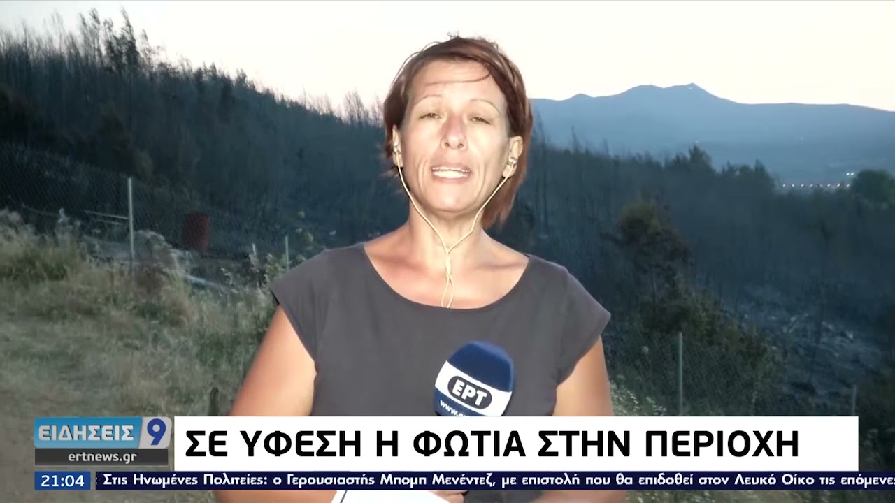 Βελτιωμένη η εικόνα του πύρινου μετώπου στην Εύβοια – Υπό έλεγχο η φωτιά στον Βαρνάβα | 10/07/21|ΕΡΤ