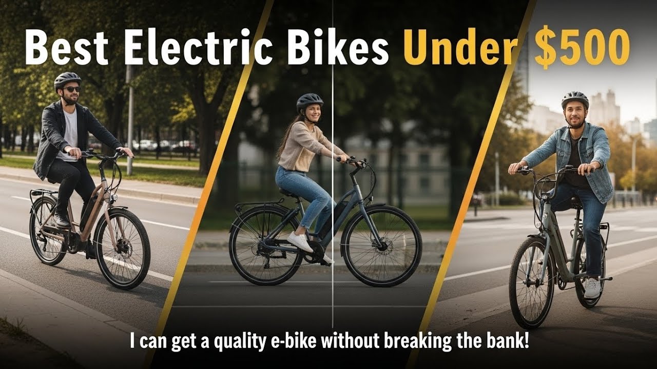 TOP 5 Best Electric Bikes Under $500 2026 | Electric Bikes Under $500 That Are Actually Good