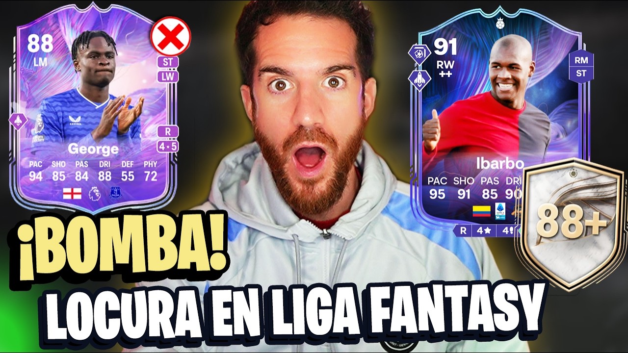 ¡LOCURA! Llega LA LIGA FANTASY con MUCHOS SOBRES e IBARBO en FC 26  ✅ EVO Resplandor de bronce