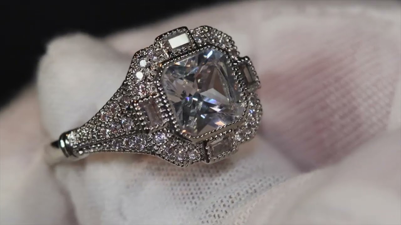 Asscher diamond ring, Asscher diamond engagement ring, engagement ring, asscher ring