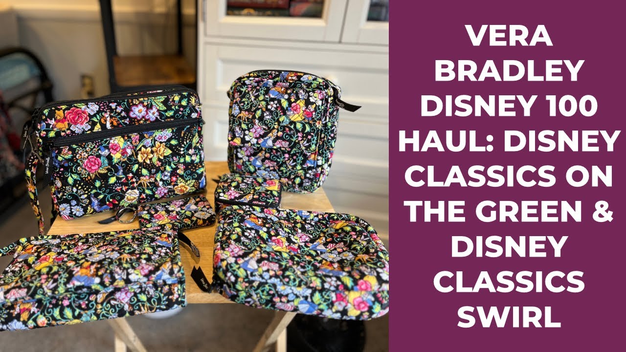 Vera Bradley Disney 100 Haul: Disney Classics on the Green & Disney Classics Swirl