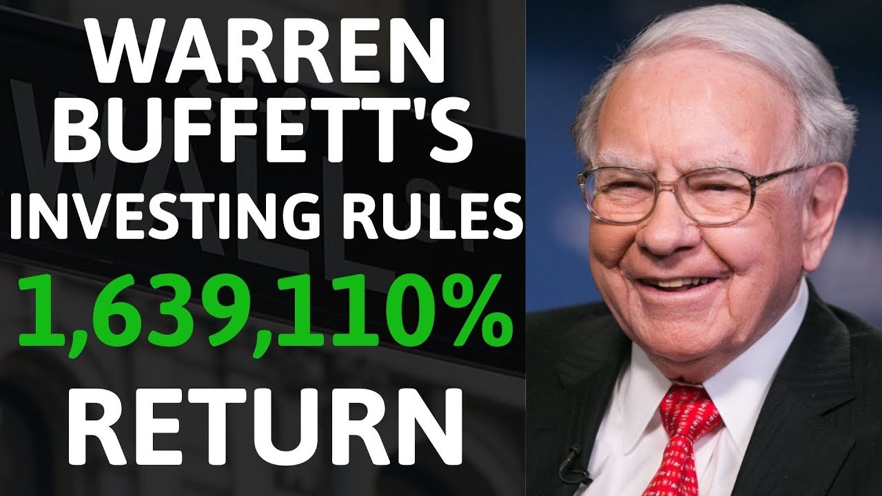 6 Rules That Warren Buffett Used To Produce A 1,639,110% Return