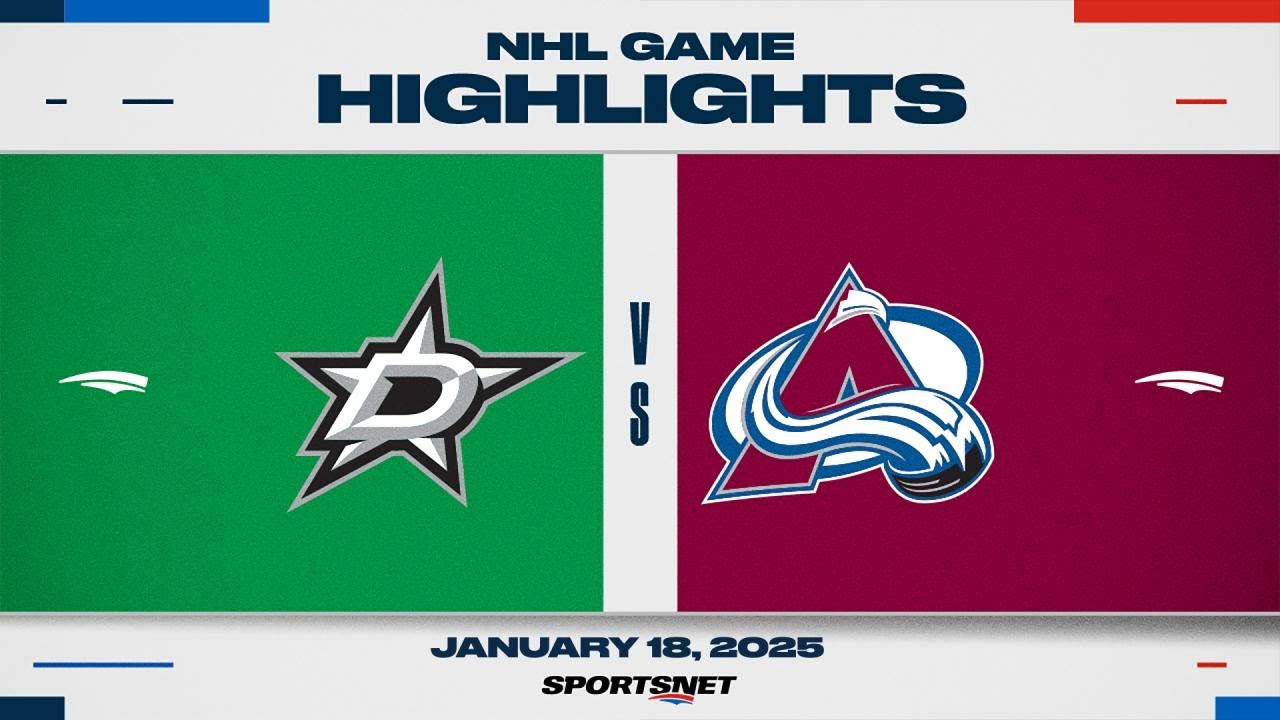 NHL Highlights | Stars vs. Avalanche - January 18, 2025