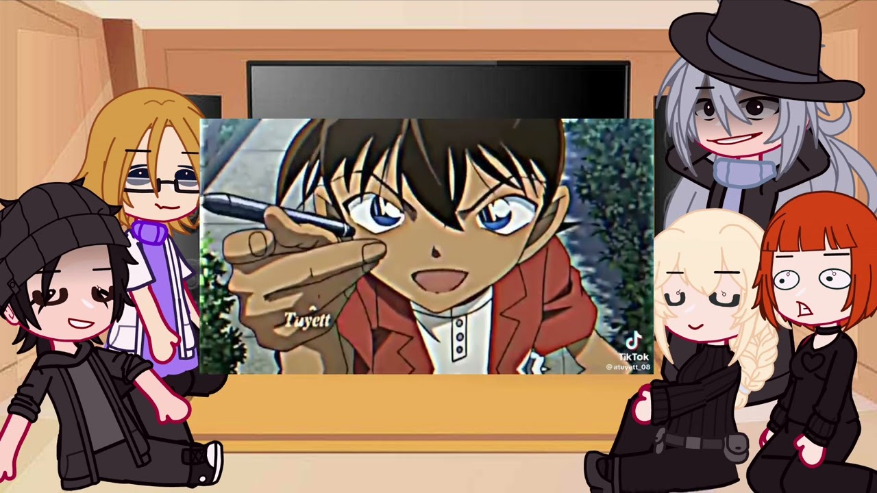 FBI + Black Organization react to Conan [ AllConan/AllShinichi ] by: [ QIANA💦 ]