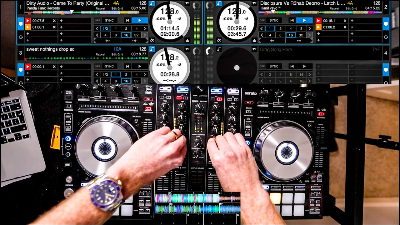 3 DECK EDM ELECTRO HOUSE MIX! -DDJ SX2