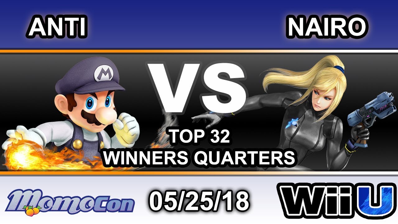 Momocon 2018 - IMT | ANTi (Mario,Diddy) Vs. NRG | Nairo (ZSS) Top 32 Winners Quarter