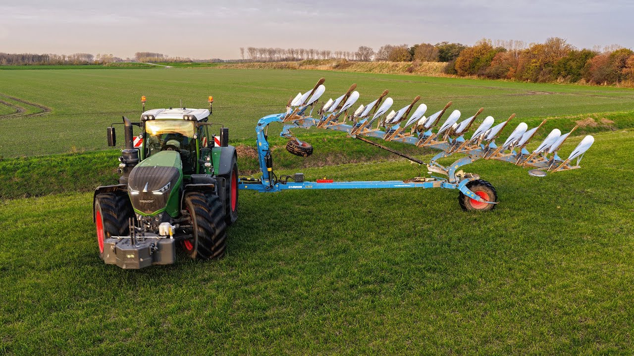 Ploughing w/ Fendt 1050 Vario + 9 furrow Lemken Diamant 16 | KMWP | Ploegen | Pflügen
