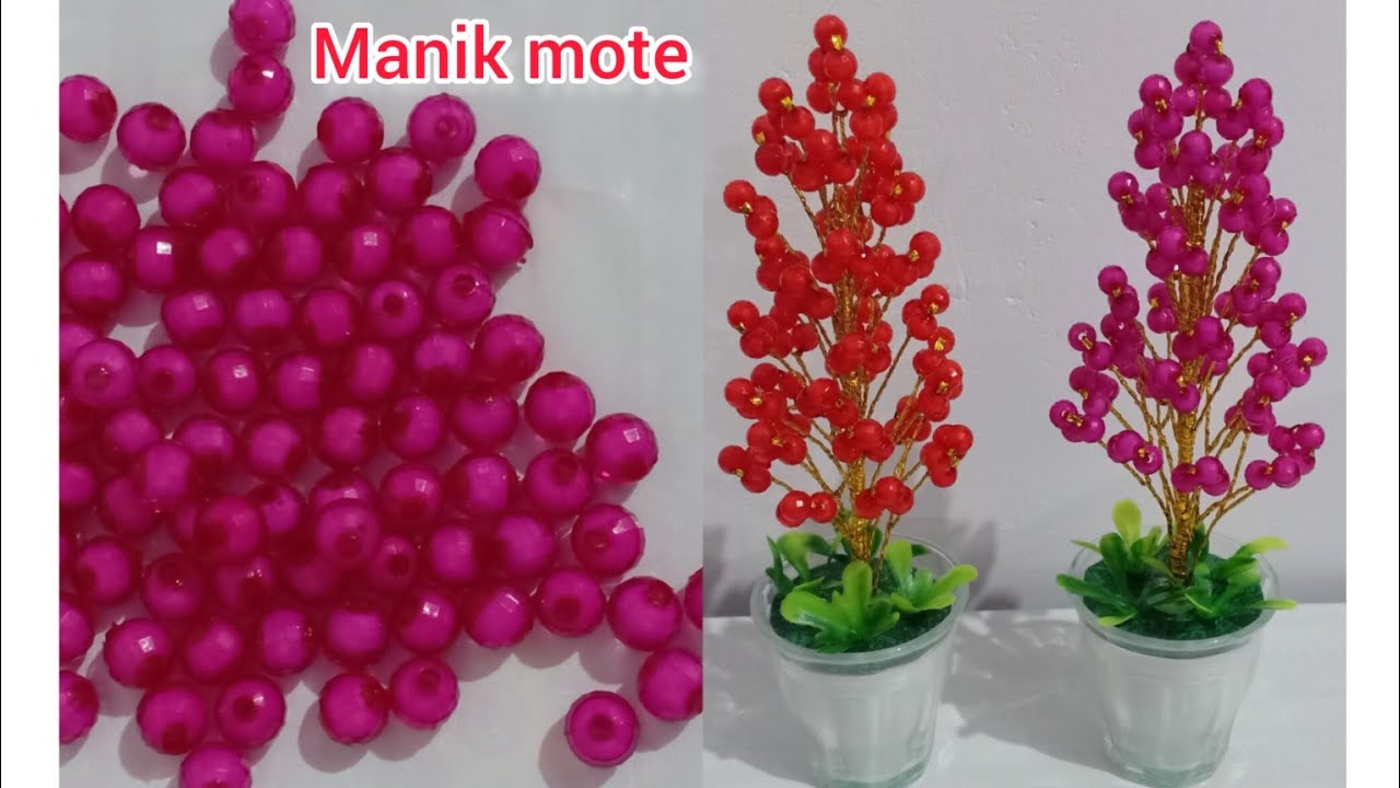 Tutorial bunga mini simple dr manik mote boldu 8mm