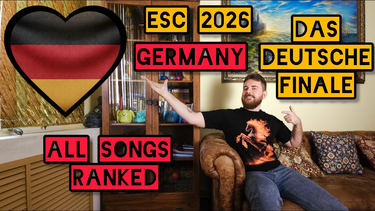 Das Deutsche Finale 2026 - German National Selection for Eurovision -  ranking by Nowmanco