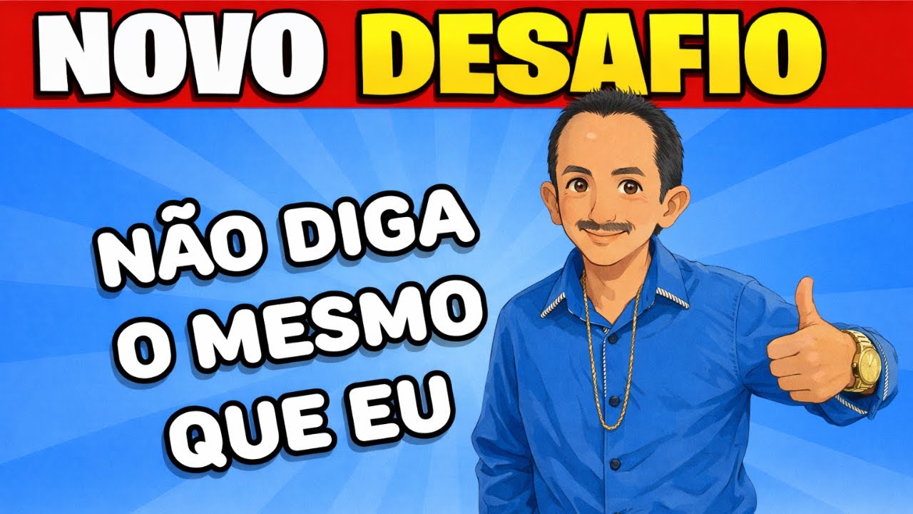 Não Diga o Mesmo Que Eu | Jogo de Palavras e Reflexo Rápido 🧠 #quiz