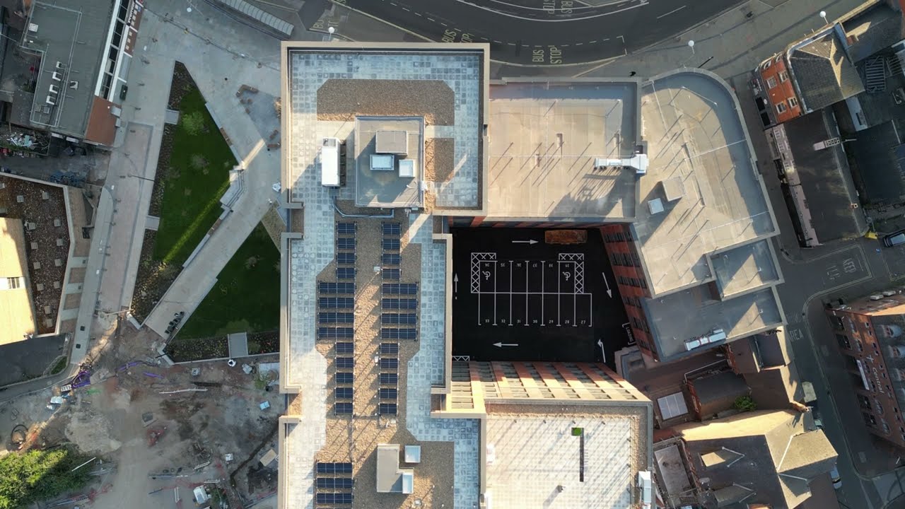Derby City Centre by Drone July 2023