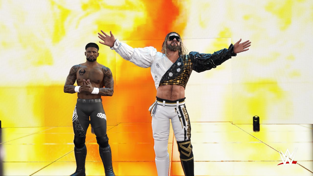 WWE2K25 MyCareer:The royal rumble go home show