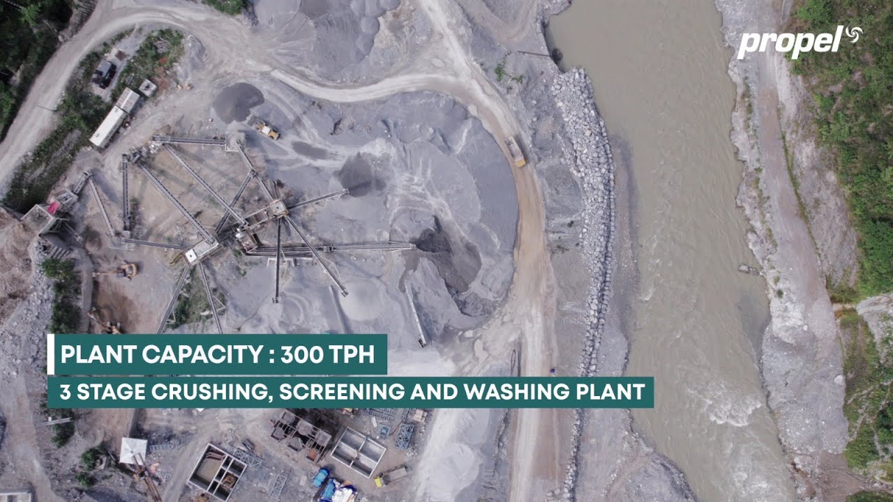 Propel in #Nepal 🇳🇵 Propel 300 TPH 3-Stage Crushing, Screening & Washing Plant
